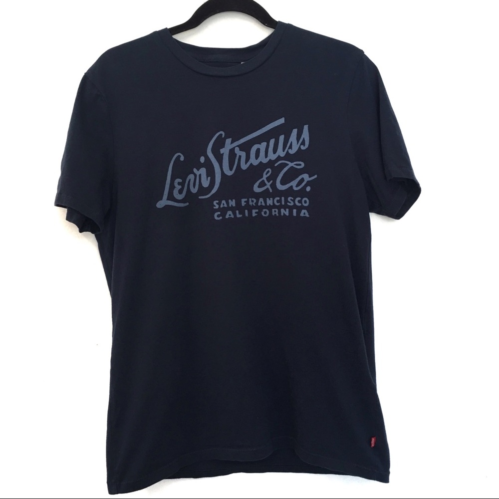 [LEVI'S]"Levi Strauss & Co." Graphic T-Shirt Tee M